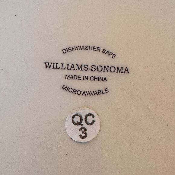 Classic Williams-Sonoma Mr and Mrs Snowman Ceramic Christmas Serving Trays-Qty 2 - Picture 7 of 7